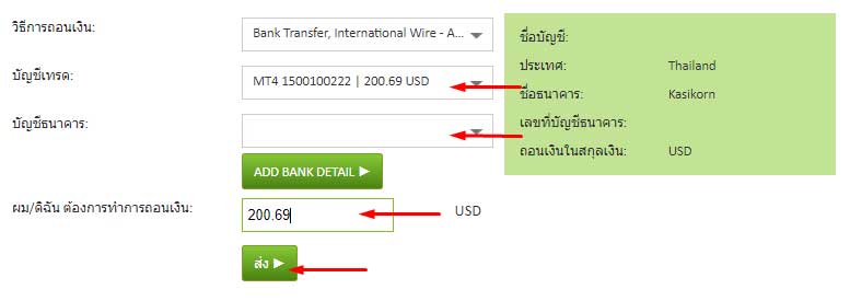 ถอนเงิน ic markets